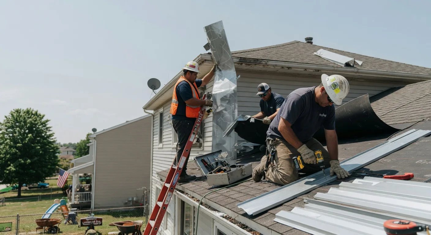 Storm Damage Metal Roof Repair in Hill City, MN